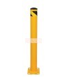 Bollard de protection en acier Kleton, 4-1/2 po de diamètre, jaune