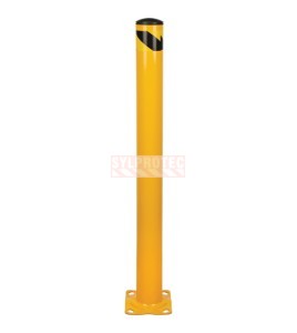 Bollard de protection en acier Kleton, 4-1/2 po de diamètre, jaune