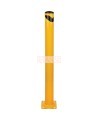 Bollard de protection en acier Kleton, 4-1/2 po de diamètre, jaune