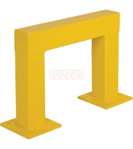 Garde de sécurité Kleton à profil bas, jaune sécurité - Format : 2 pi l X 1-1/2 pi h