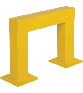 Garde de sécurité Kleton à profil bas, jaune sécurité - Format : 2 pi l X 1-1/2 pi h