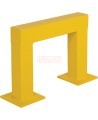 Garde de sécurité Kleton à profil bas, jaune sécurité - Format : 2 pi l X 1-1/2 pi h