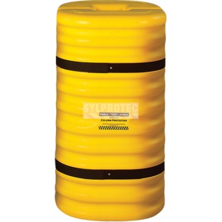 Eagle HDPE column protector, yellow