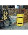 Eagle HDPE column protector, yellow