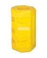 Diversified Plastics LLDPE column protector, yellow