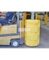 Protecteur de colonne en PEBDL Diversified Plastics, jaune