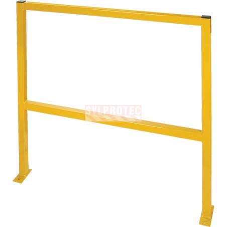 Kleton tubular perimeter guard 4 ft, safety yellow