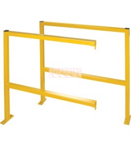 Garde de périmètre tubulaire Kleton 4 pi, jaune sécurité