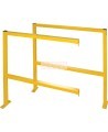 Garde de périmètre tubulaire Kleton 4 pi, jaune sécurité