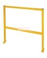 Garde de périmètre tubulaire Kleton 8 pi, jaune sécurité