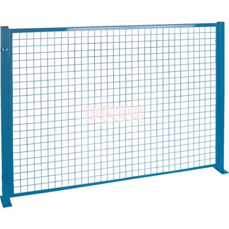 Garde de périmètre grillagée Kleton, bleu