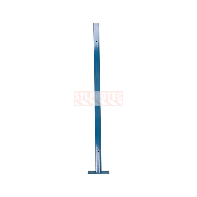 Poteau universel Kleton 49-1/2 po pour garde de périmètre, bleu