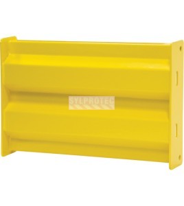 Garde-corps industriel en acier Kleton 115 po, jaune sécurité