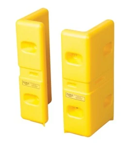 Protecteur de coin en PEHD Eagle, jaune, paire