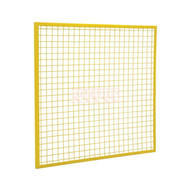 Kleton steel wire mesh panel 4 X 4 ft, safety yellow