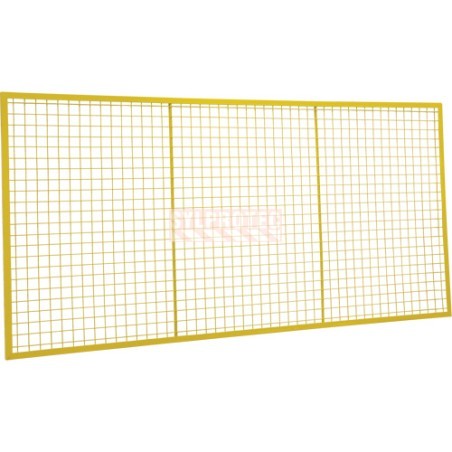 Kleton steel wire mesh panel 8 X 4 ft, safety yellow