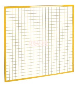 Panneau grillagé en acier Kleton 8 X 4 pi, jaune sécurité