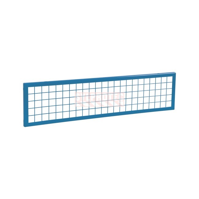 Panneau grillagé en acier Kleton pour cloison, 1 pi de haut, bleu