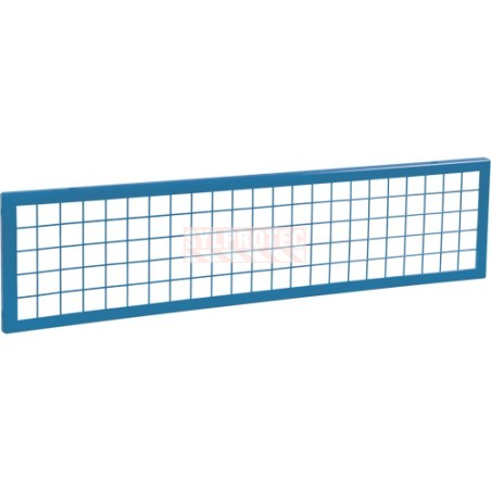 Kleton steel wire mesh partition panel, 1 ft high, blue