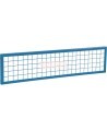 Kleton steel wire mesh partition panel, 1 ft high, blue