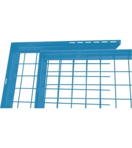 Panneau de remplissage ajustable Kleton pour cloison grillagée, bleu
