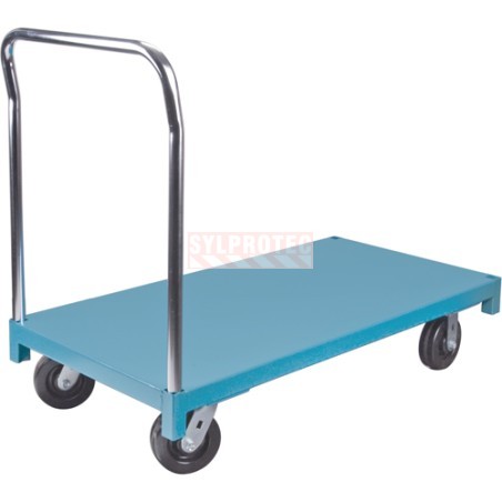 Kleton platform truck 30 X 48 in, 1300 lb, 6 in nylon casters