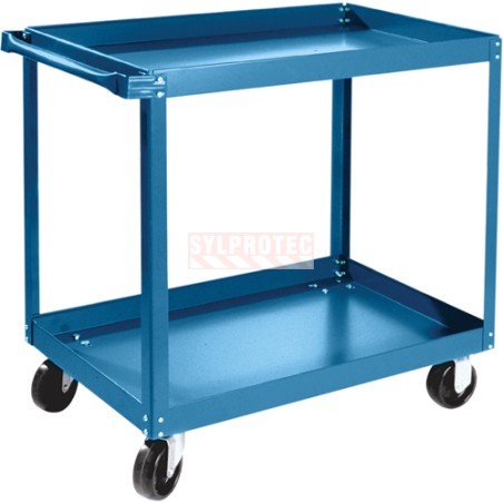 Kleton shelf cart, 2 shelves 24 X 48 in, 900 lb