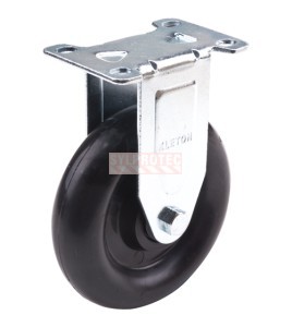 Kleton 5 in polyolefin plate caster, 250 lb