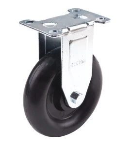 Kleton 5 in polyolefin plate caster, 250 lb