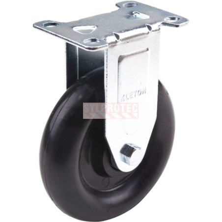 Roulette à plaque Kleton 5 po en polyoléfine, 250 lb