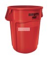 Contenant à déchets aéré Brute Rubbermaid 44 gal US, rouge