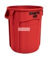 Rubbermaid Vented Brute waste container 44 US gal, red