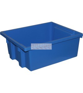 Bac de rangement Stack-N-Nest Techstar 15-1/4 X 12-1/4 X 6 po, bleu