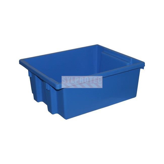 Bac de rangement Stack-N-Nest Techstar 15-1/4 X 12-1/4 X 6 po, bleu