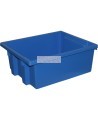 Bac de rangement Stack-N-Nest Techstar 15-1/4 X 12-1/4 X 6 po, bleu
