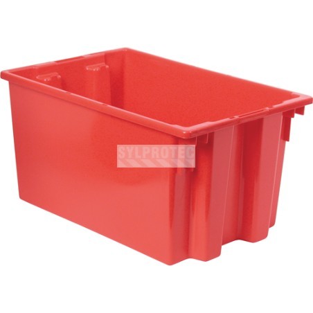 Quantum Stack & Nest tote 23-1/2 X 15-1/2 X 12 in, red