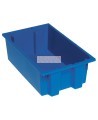 Bac empilable et emboîtable Quantum 23-1/2 X 15-1/2 X 12 po, rouge