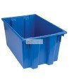 Bac empilable et emboîtable Quantum 23-1/2 X 15-1/2 X 12 po, rouge