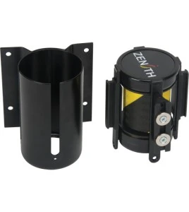 Barrière murale à ruban magnétique Zenith 7 pi, boîtier noir