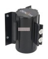 Zenith wall mount barrier with magnetic tape 7 ft, black finish