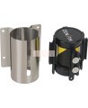 Barrière murale à ruban magnétique Zenith 7 pi, fini inox