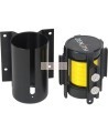 Zenith wall mount barrier with magnetic tape 7 ft, stainless finish