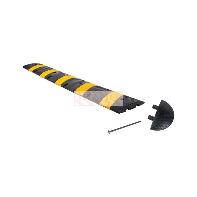 Zenith rubber speed bump kit, 6 ft X 11 in X 2 in
