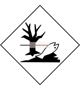 Placard polluant marin en vinyle adhésif, 10-3/4 po