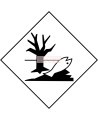 Placard polluant marin en vinyle adhésif, 10-3/4 po