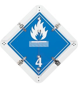 Placard TMD à 14 légendes interchangeables, aluminium
