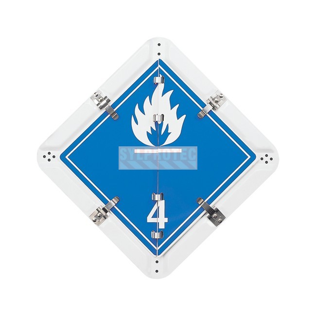 Placard TMD à 14 légendes interchangeables, aluminium