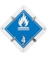 14-legend TDG flip chart placard, aluminum