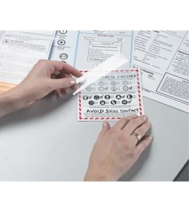 Étiquettes SIMDUT autoplastifiantes Brady, 4 X 2 po, paquet de 25