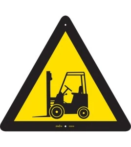 Affiche chariot élévateur Zenith, pictogramme, plastique, 12 X 12 po